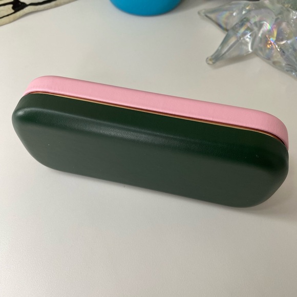 Kate spade eyeglass case pink and green - Picture 3 of 6